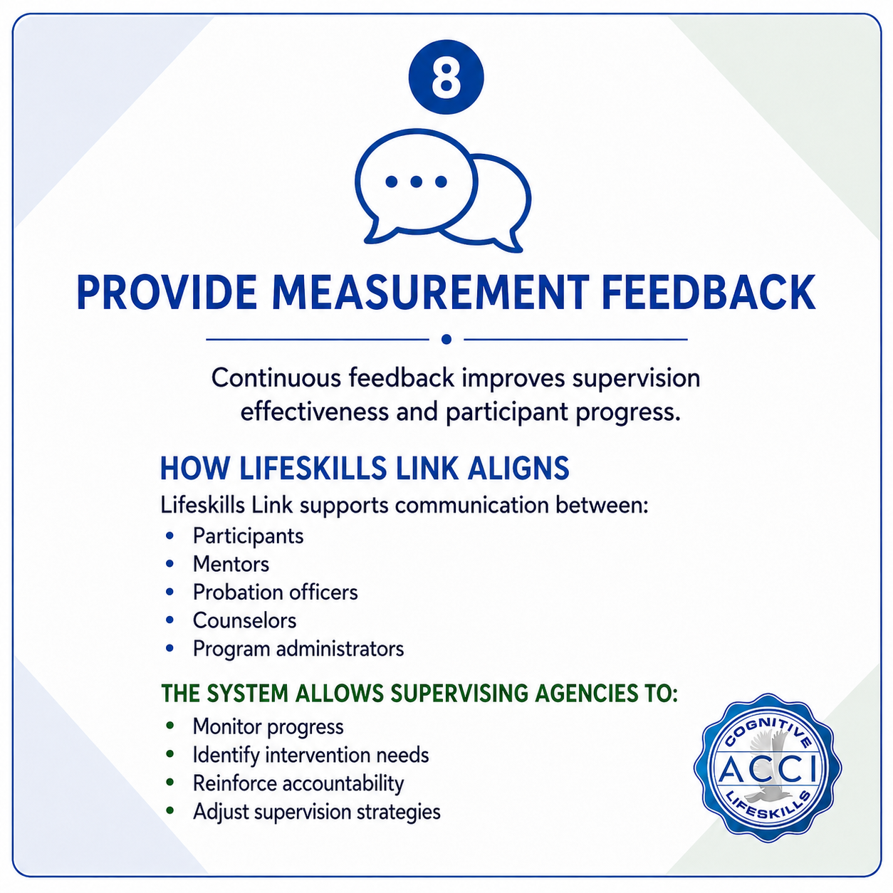 Provide Measurement Feedback